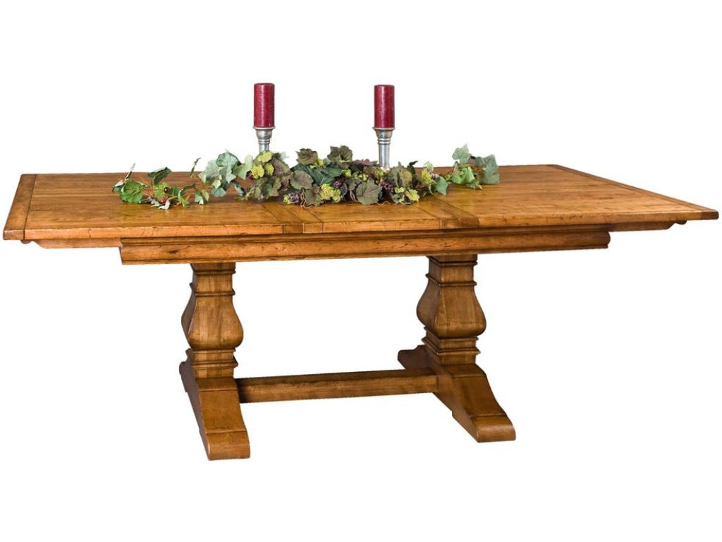 72" Tuscany Trestle Extension Table - image 1