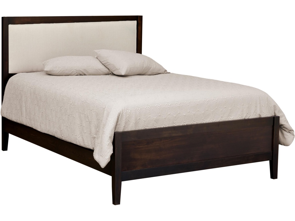 Zimmerman Chair Upholstered Panel Bed With Footboard Storage, primary thumbnail