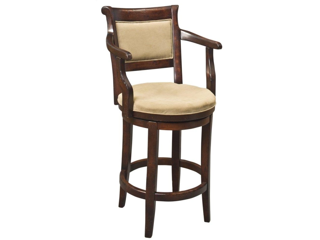 30" Estate Arm Swivel Stool - main image