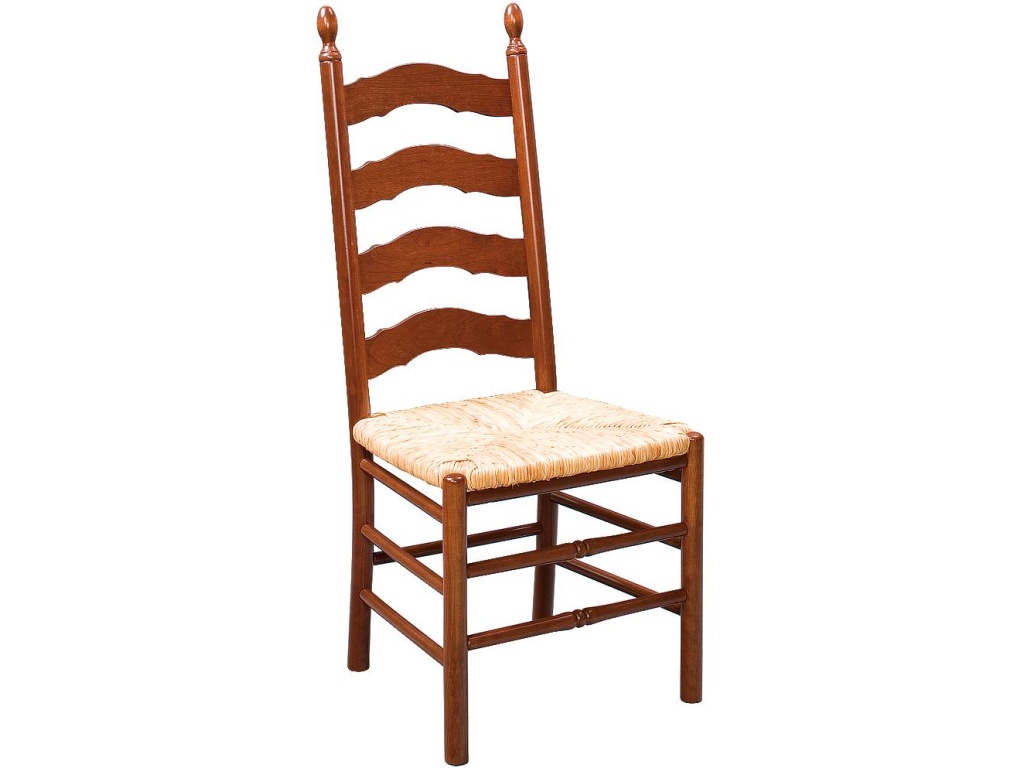 Zimmerman Chair French Country Ladderback Arm Chair, alternate view 2