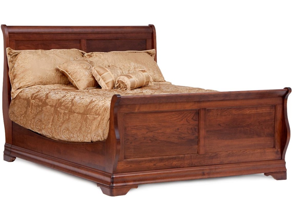 Sleigh Bed With Regular Footboard - main image
