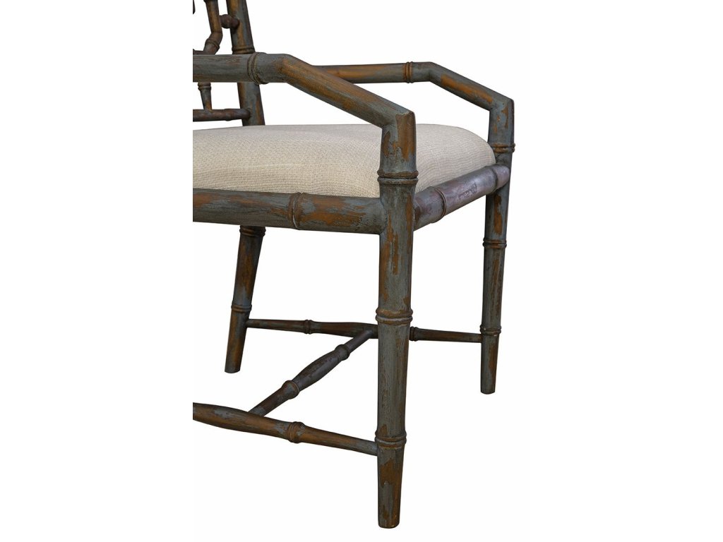 Arm Chair in Aged Blue - image 2
