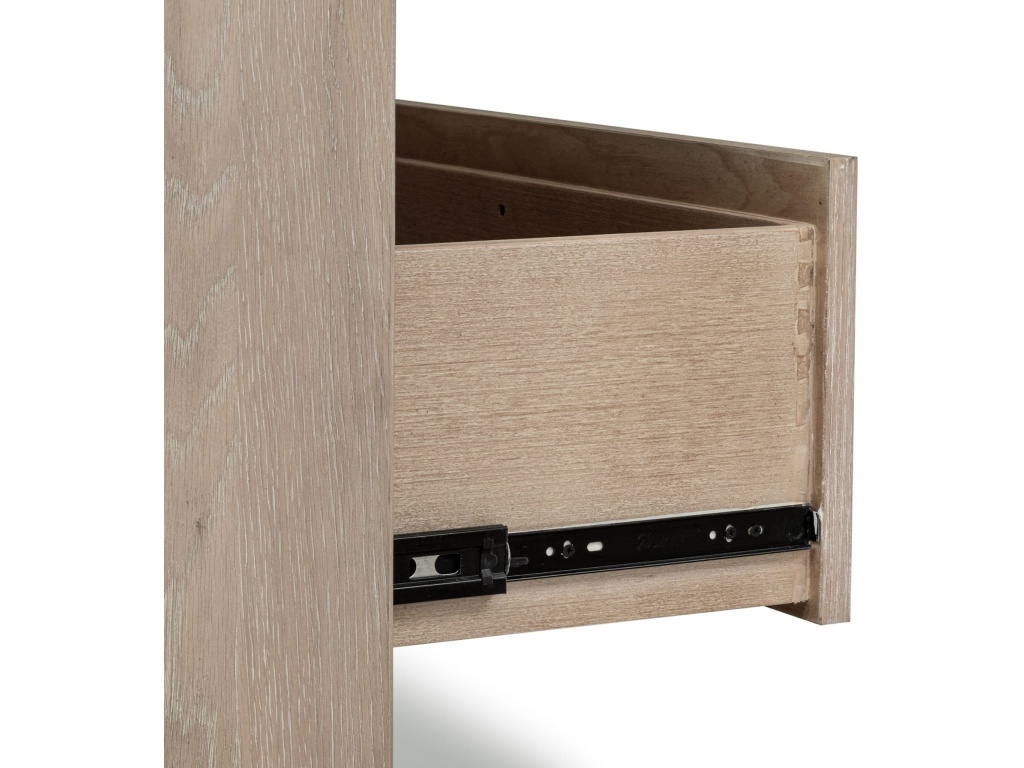 Gardenia Five Drawer Oak Wood Chest in Chai - image 7