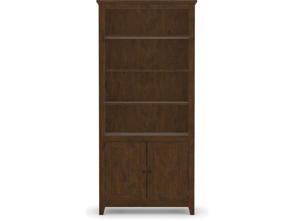 Newberry Tall Bookcase with Doors - main image