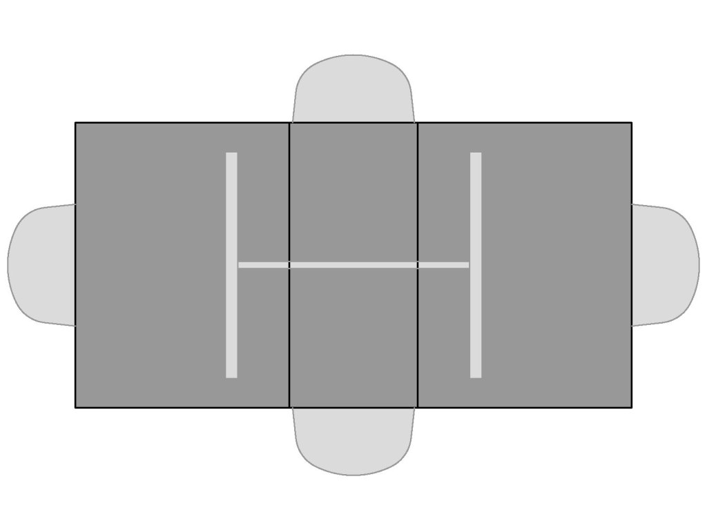 Gat Creek 70" Mission Trestle Table, alternate view 5
