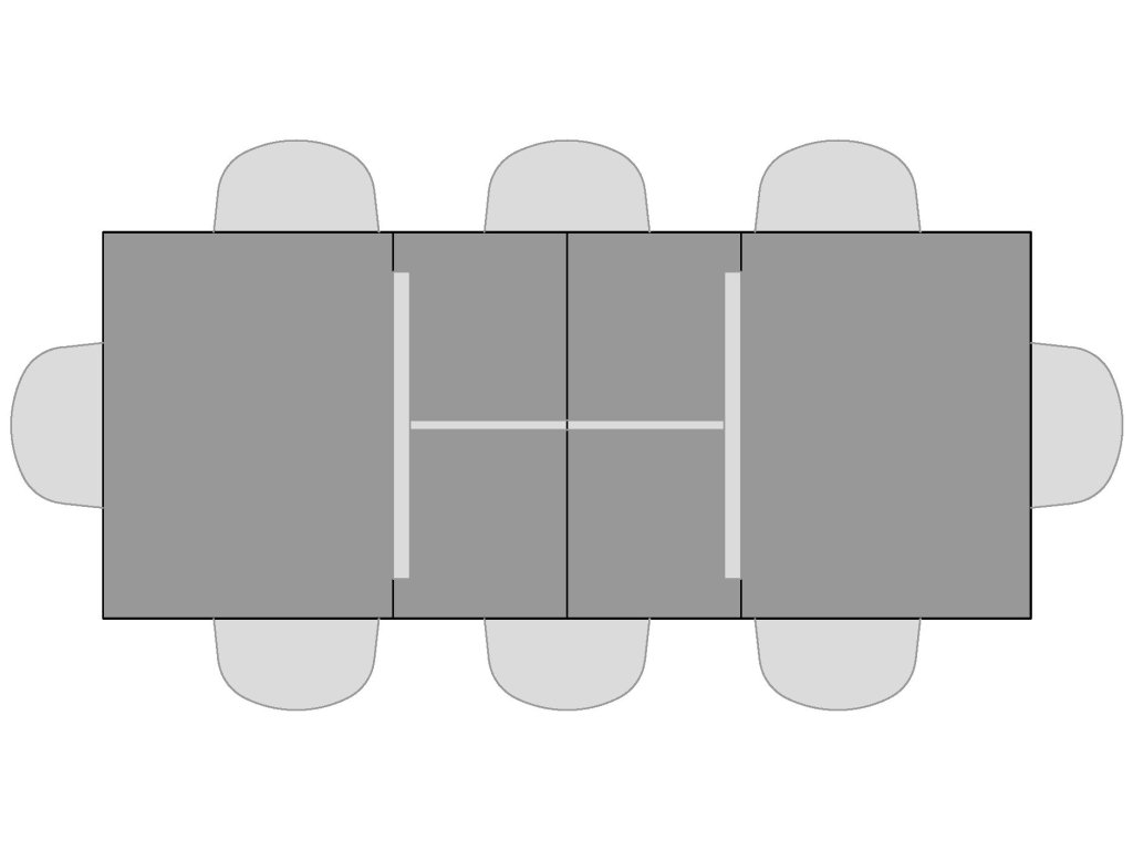 Gat Creek 70" Mission Trestle Table, alternate view 6