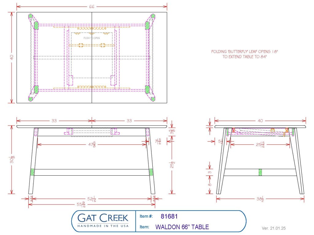 84" Waldon Table - image 3