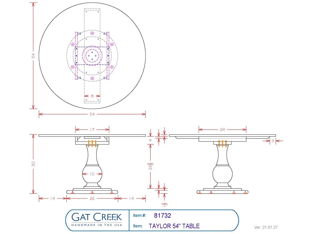 48" Taylor Table - image 4