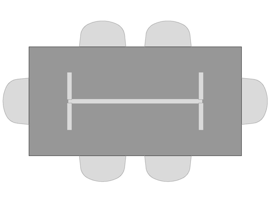 Gat Creek 102" Wilson Trestle Table, alternate view 4