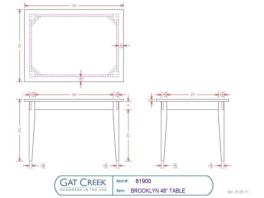 48" Brooklyn Table - image 4