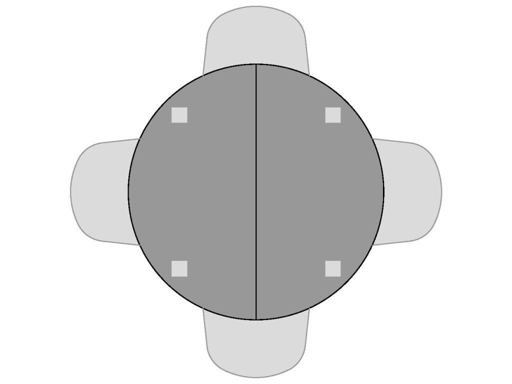 42" Lakeshore Table with One 18” Leaf - image 4