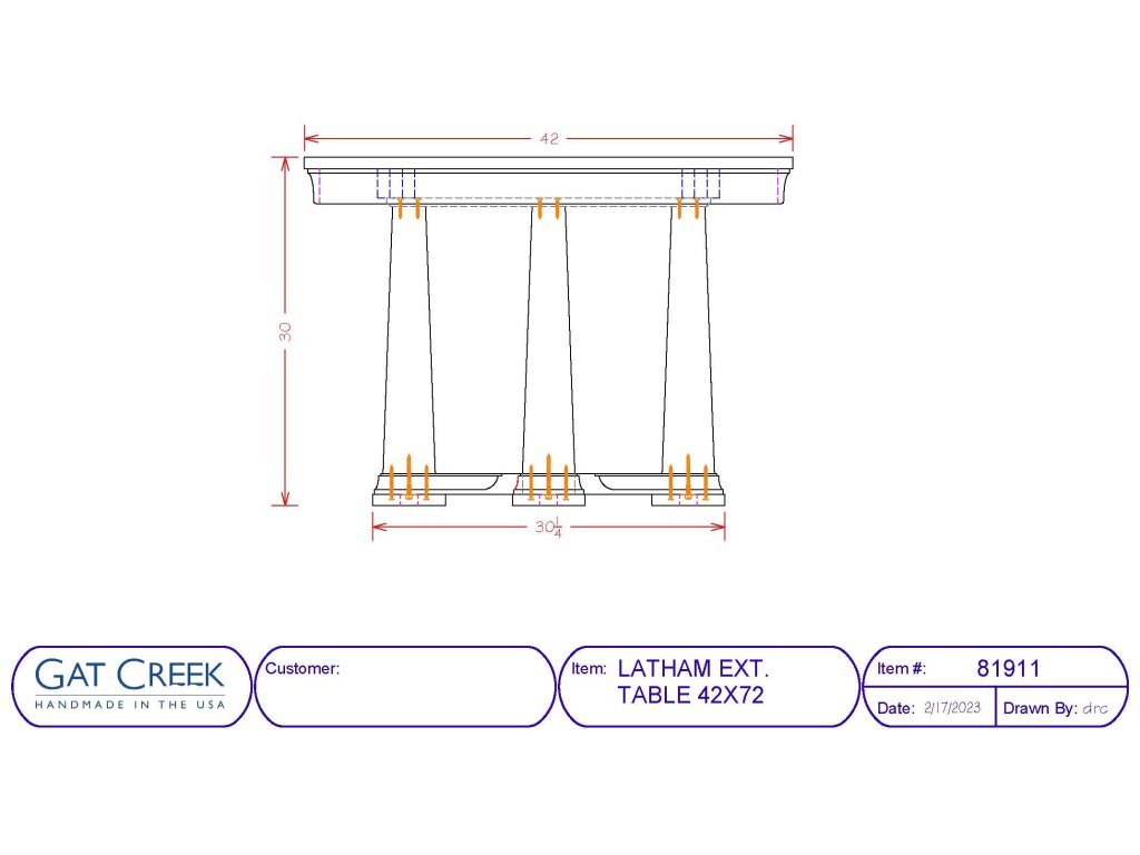 Gat Creek 86" Latham Pedestal Dining Table, alternate view 4