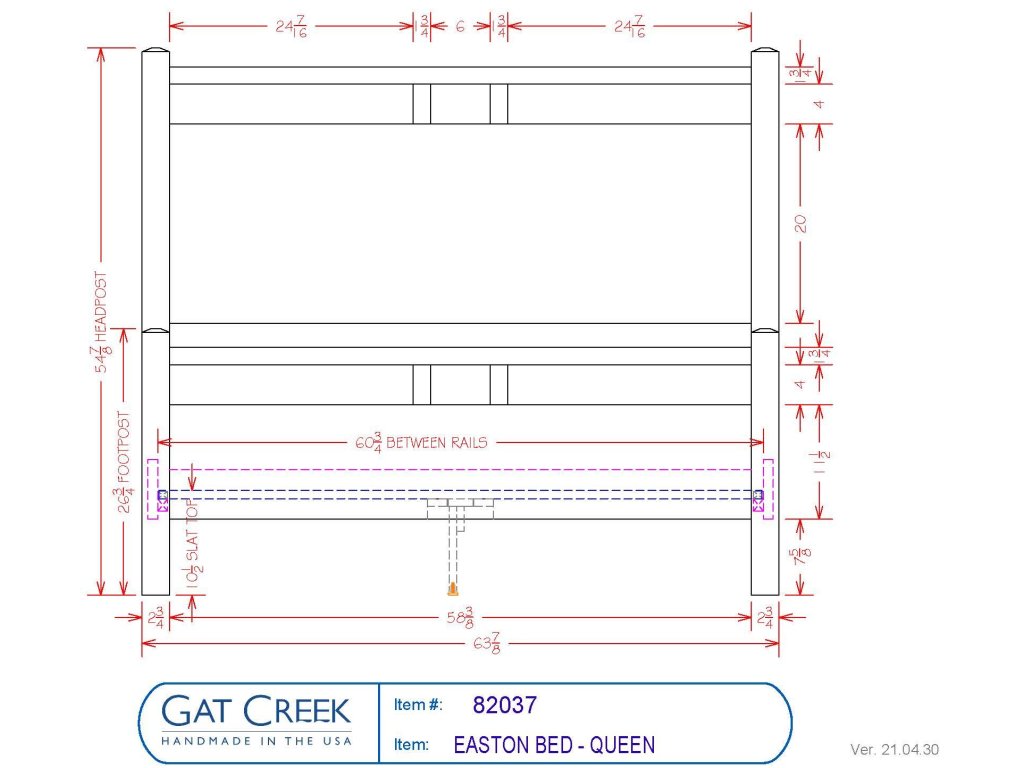 Easton Bed - Queen - image 2