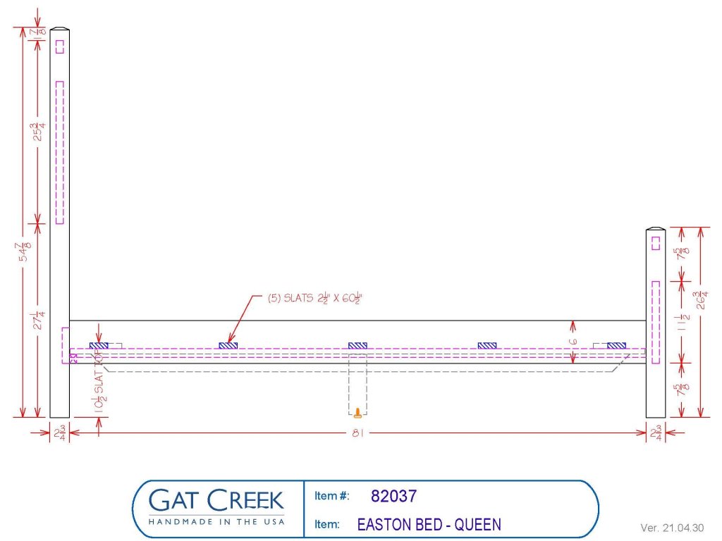 Easton Bed - Queen - image 3