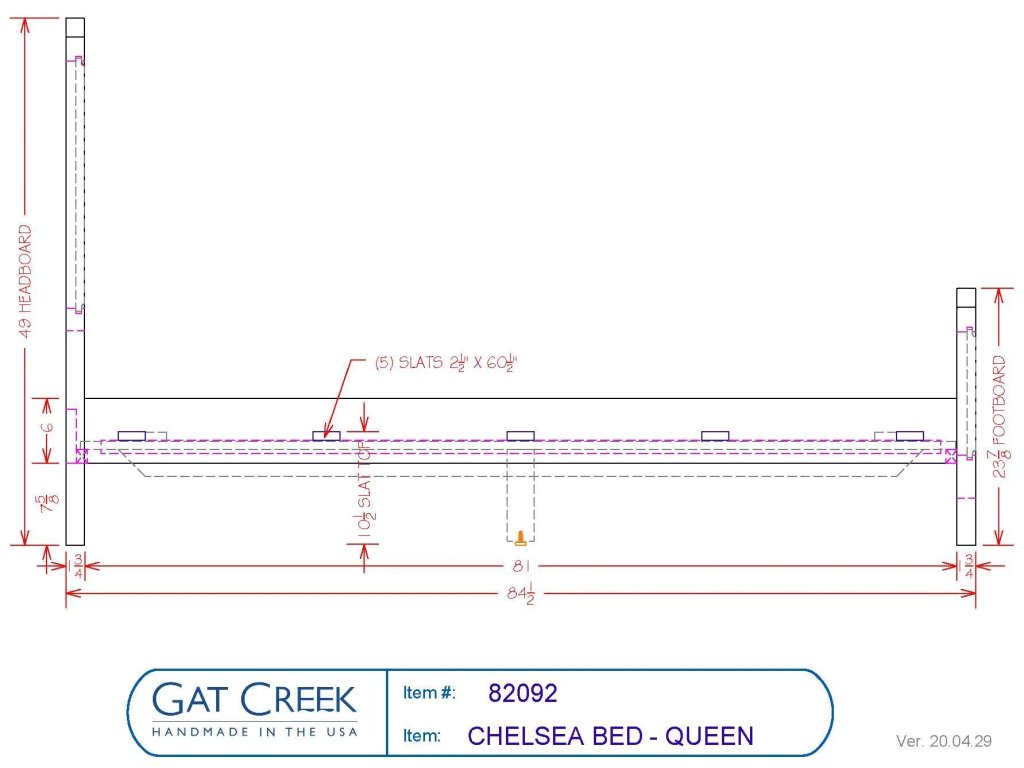 Chelsea Bed - Queen - image 4
