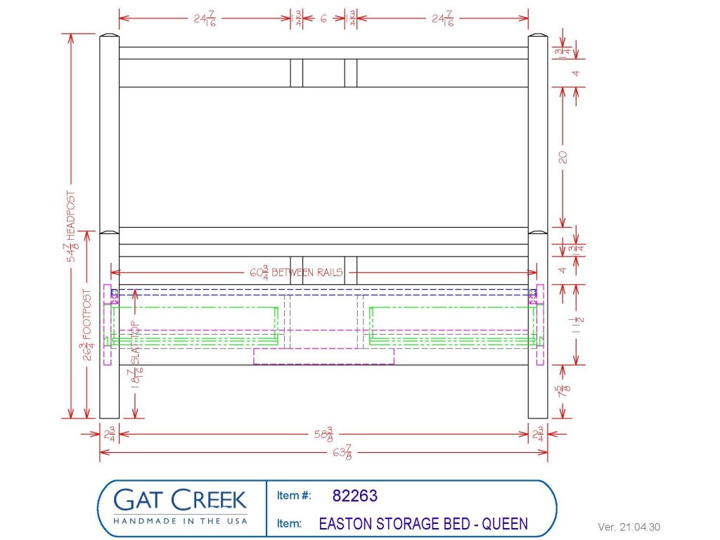 Easton Bed - Queen - image 4