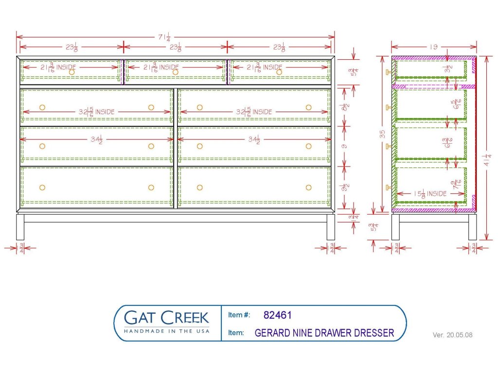 Gerard Nine Drawer Dresser - image 2