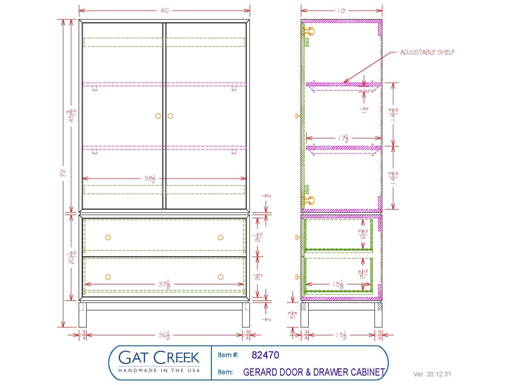 Gerard Door & Drawer Cabinet - image 3
