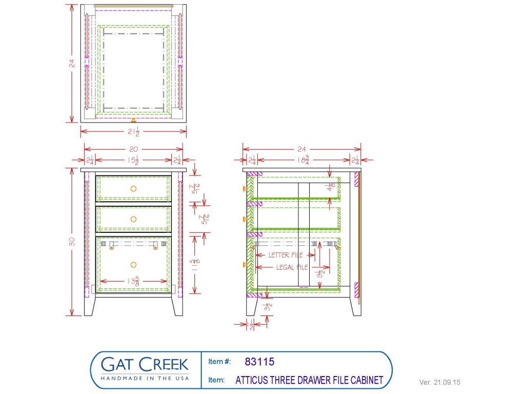 Atticus File Cabinet - image 2