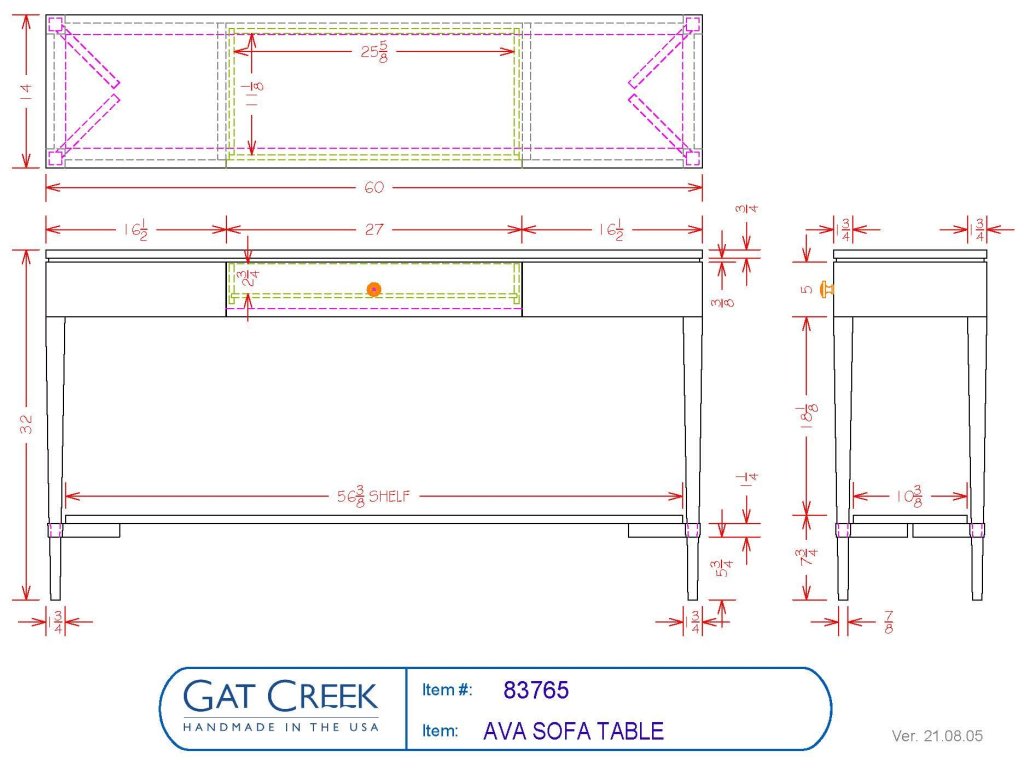 Ava Sofa Table - image 2