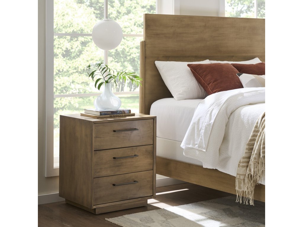 Gat Creek 24" Amelia Three Drawer Nightstand, alternate view 1