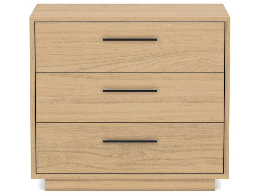 Gat Creek 24" Amelia Three Drawer Nightstand, primary thumbnail