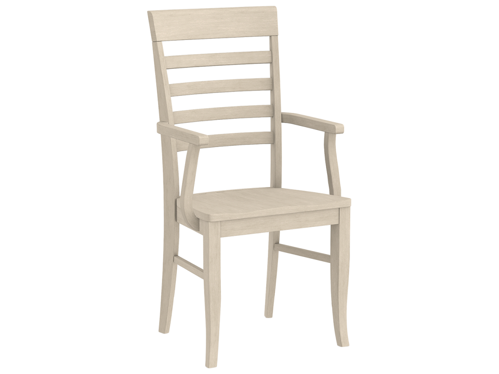 Burbank Arm Chair - Wood Seat - image 2