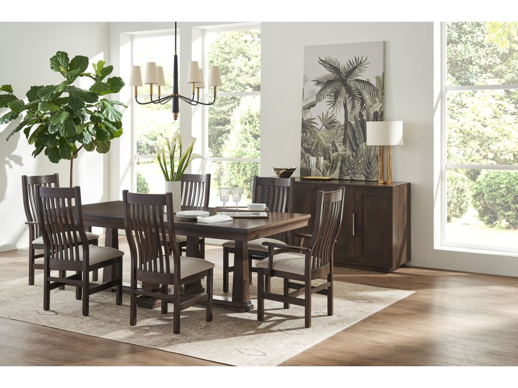 Gat Creek 86" Latham Pedestal Dining Table, alternate view 1