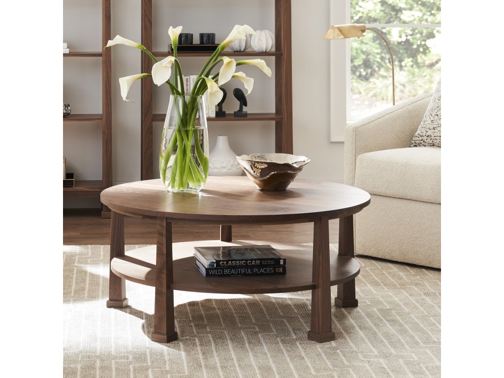 Gat Creek Merrill Round Cocktail Table Coffee Table, alternate view 3