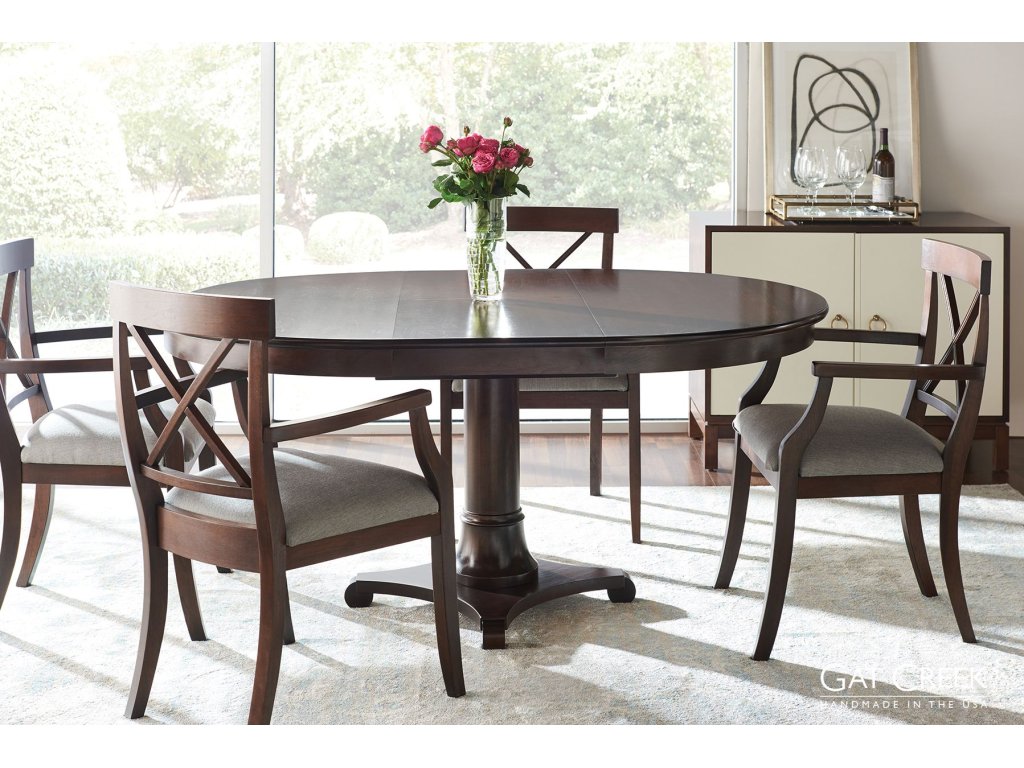 Gat Creek 48" Meyer Round Pedestal Table, alternate view 1