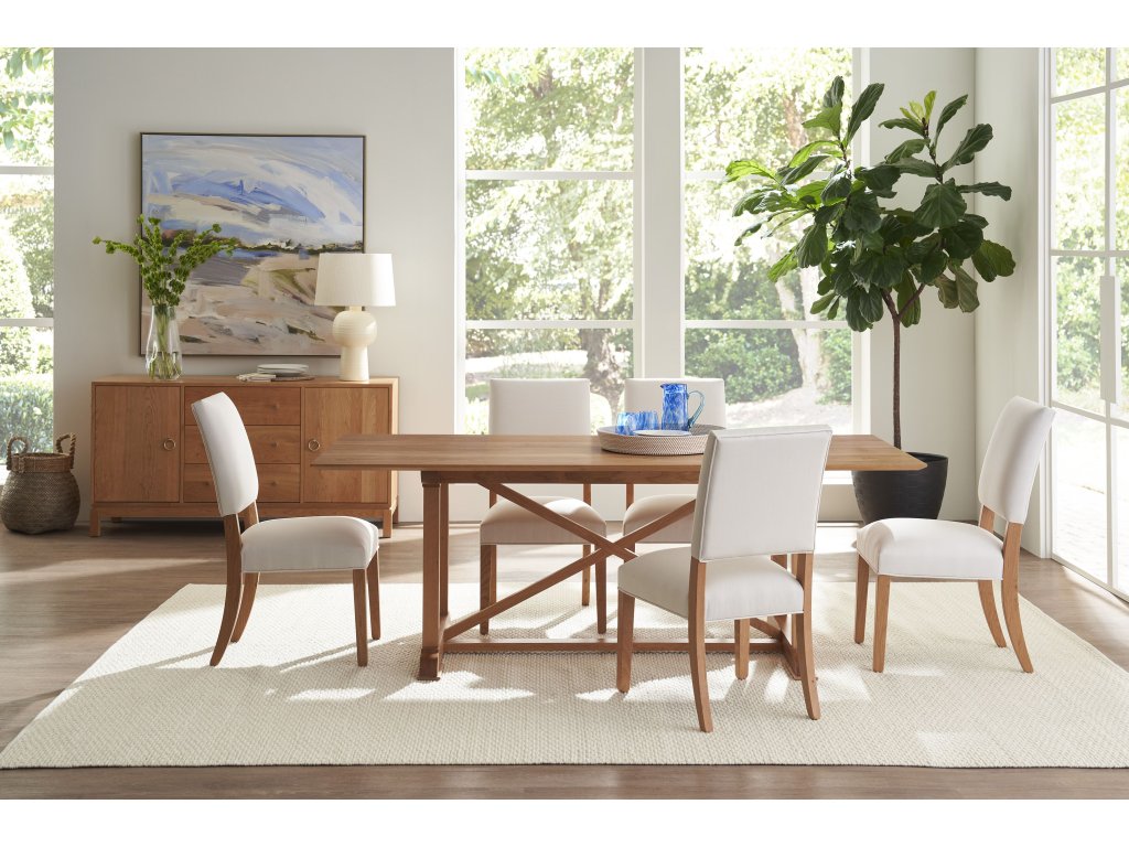 Gat Creek 96" Milton Trestle Table, alternate view 1