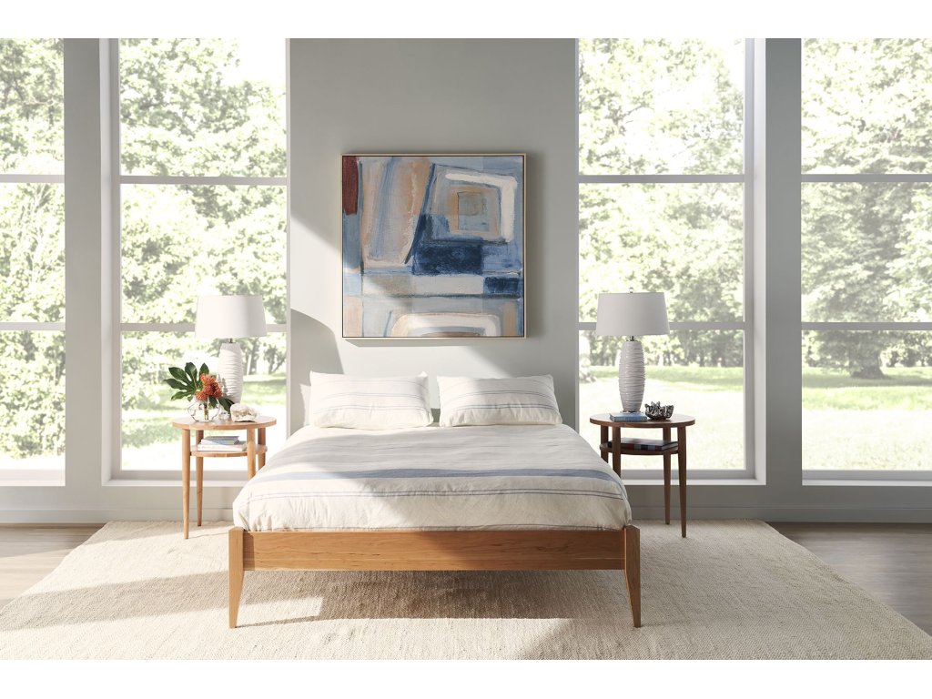 Mitchell Low Platform Bed Base - Double - image 1