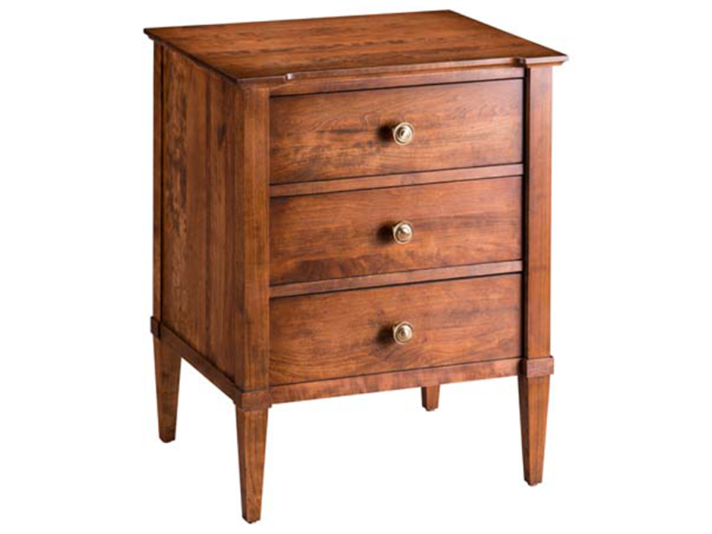 Gat Creek Monaco Three Drawer Nightstand, alternate view 2