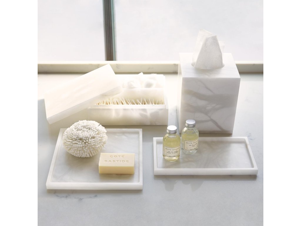 Alabaster Rectangular Plateau - image 5