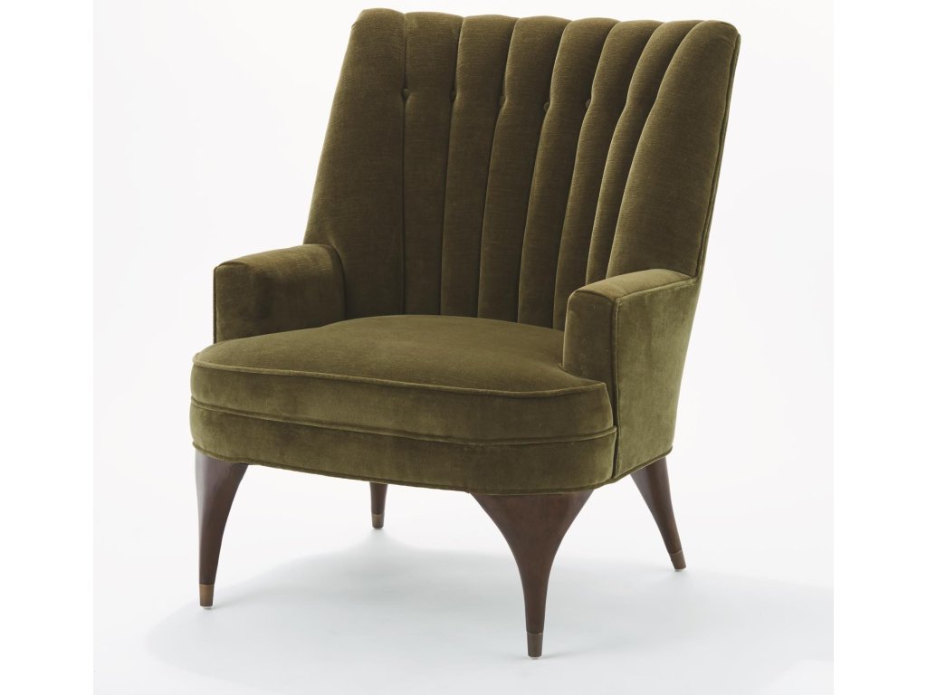 Duncan Chair-Moss Velvet - main image