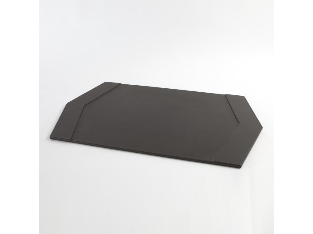Tiffany Desk Blotter-Graphite Leather - main image