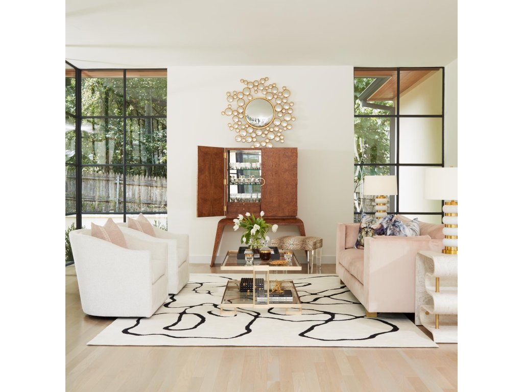 Squiggle Rug-Ivory/Black-8 x 10 - image 4