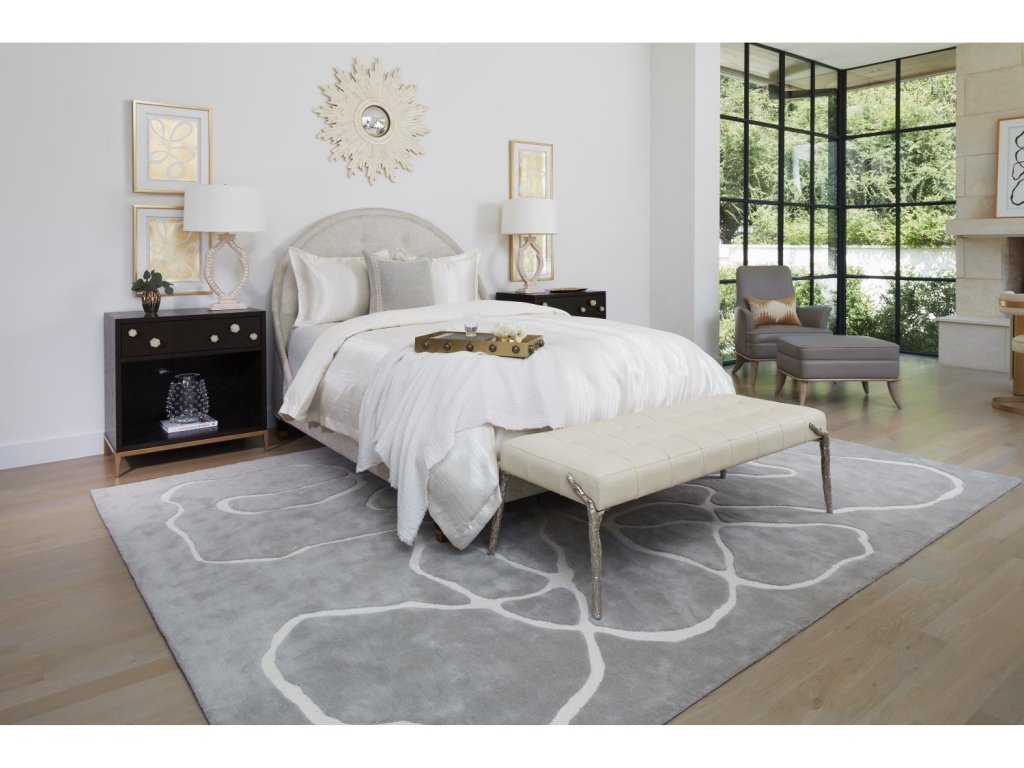 Bristol Branch Bench-Ivory Leather - image 4