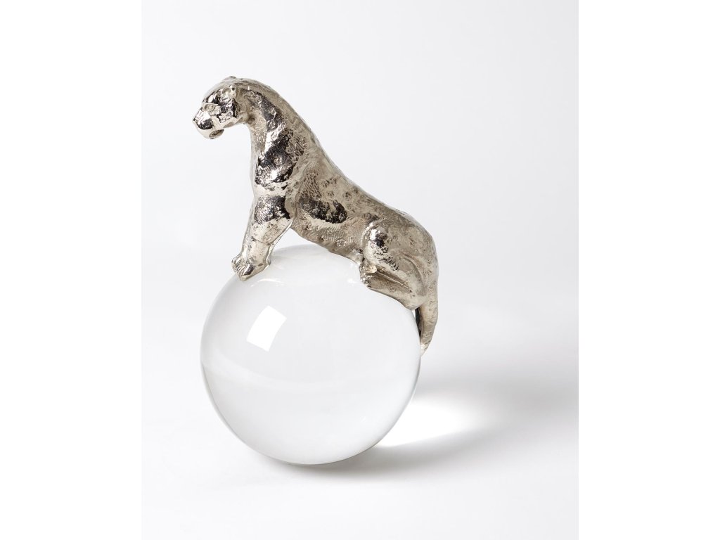 Jaguar on Crystal Sphere-Nickel - image 2