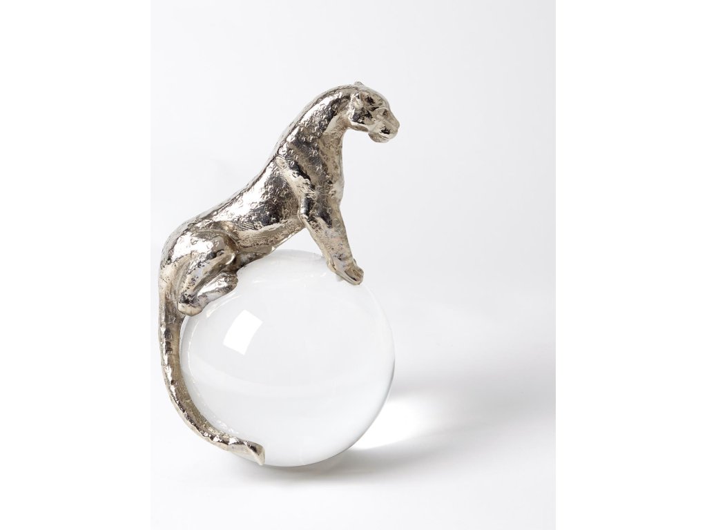 Jaguar on Crystal Sphere-Nickel - image 3