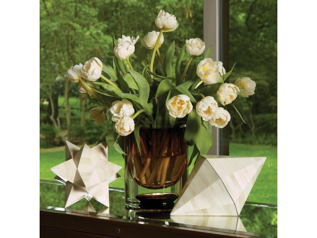 Stellated Dodecahedron-White Bone - image 3