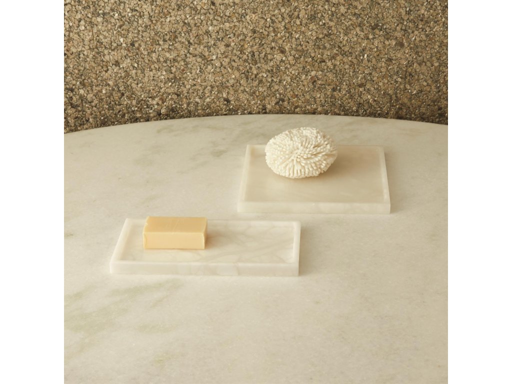 Alabaster Rectangular Plateau - image 1