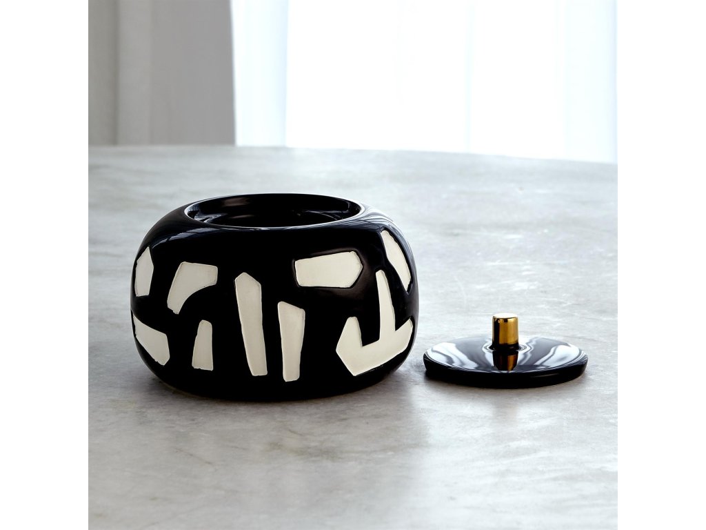 Abstract Jar-White/Black-Lg - image 4