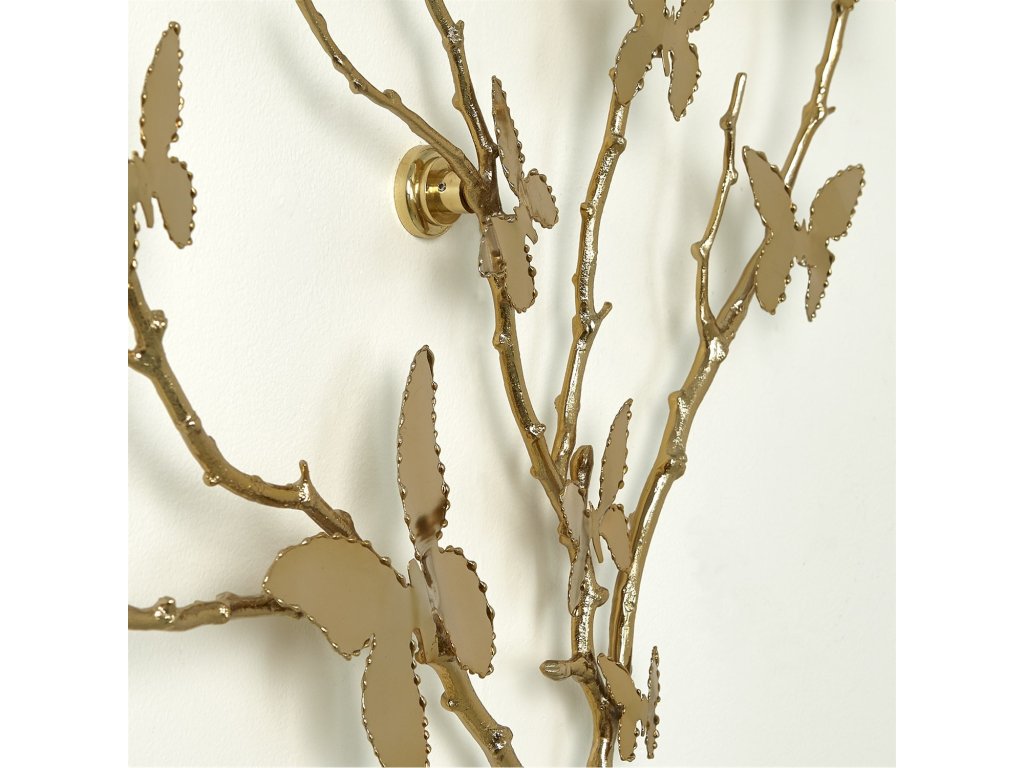 Butterfly Wall Art-Brass - image 2