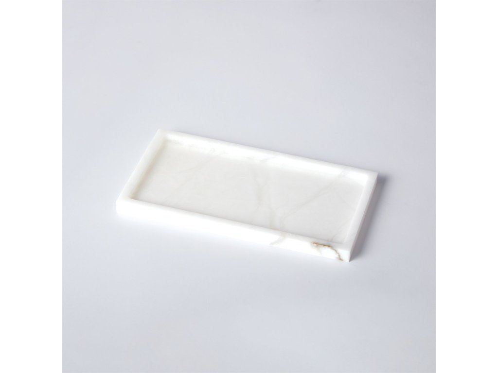 Alabaster Rectangular Plateau - image 3