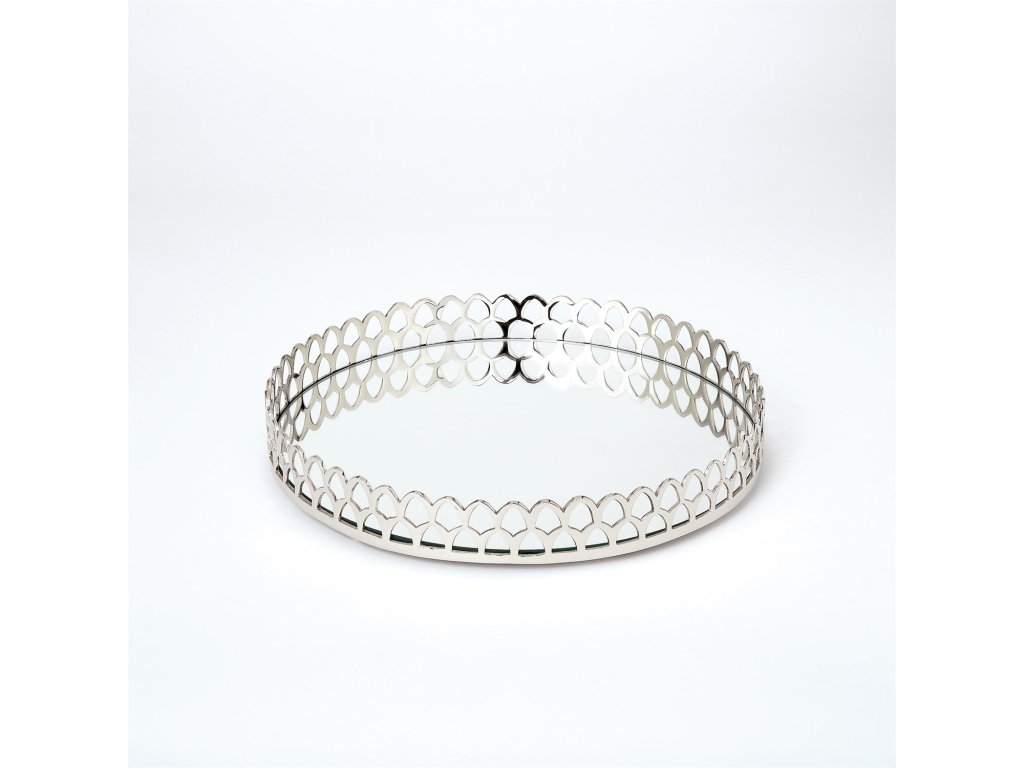Double Arch Tray-Nickel-Lg - image 1