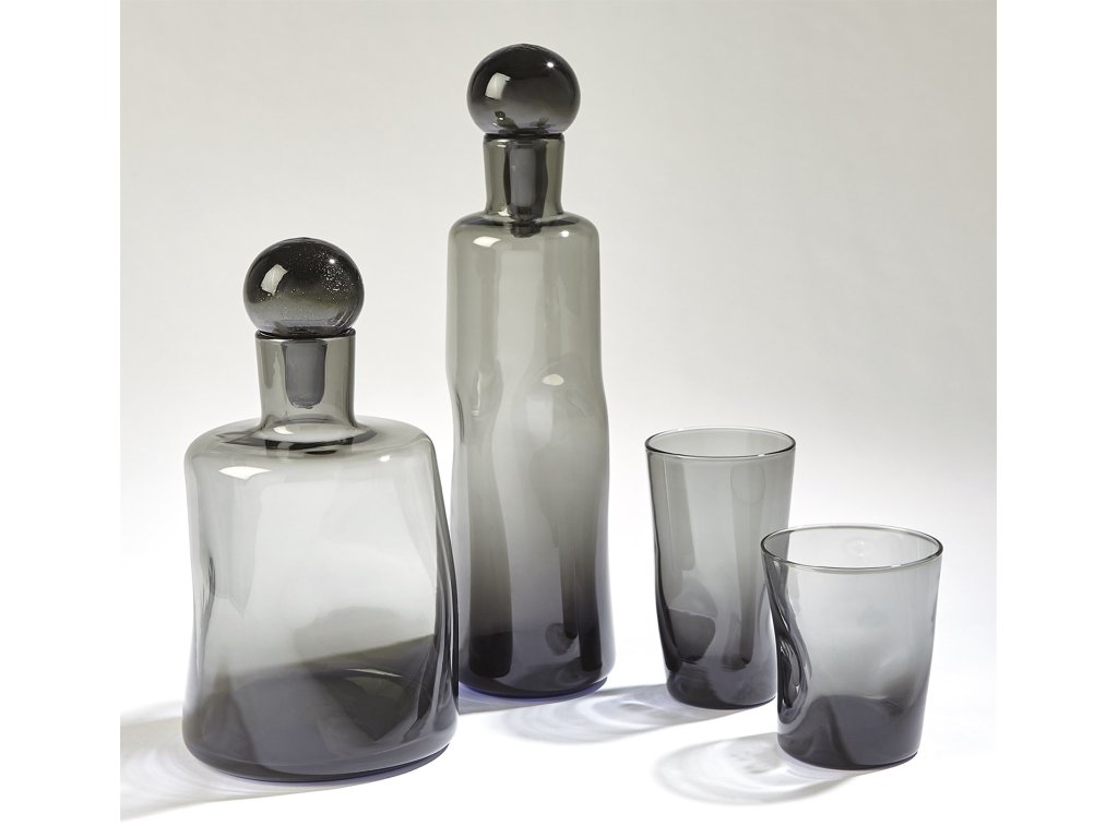 Pinched High Ball Glass-Grey - main image