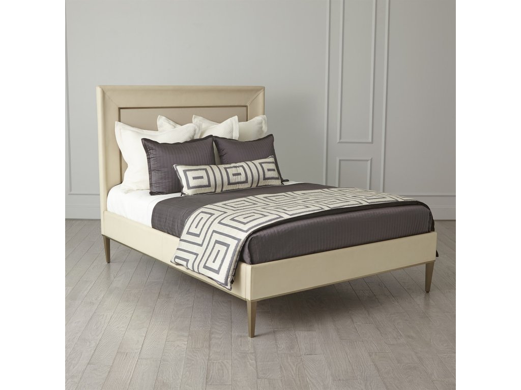 Ellipse Queen Bed-Ivory - main image