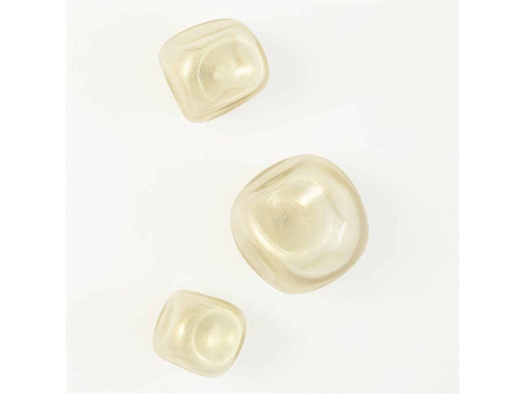 S/3 Wall Rocks-Frosted Gold - main image