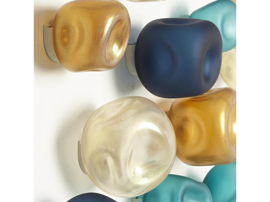 S/3 Wall Rocks-Frosted Turquoise - image 3